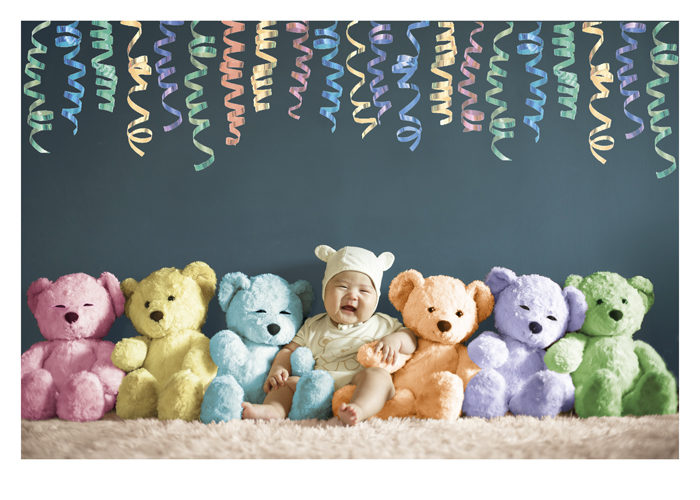 Asian Teddy Bears Tag Palm Press